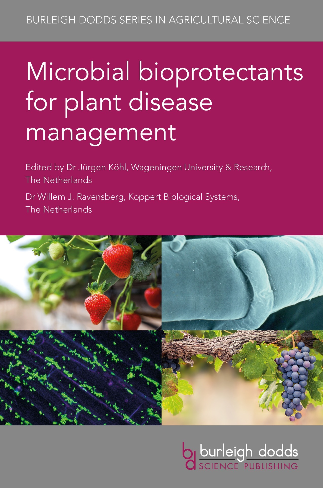 Book cover image - Microbial bioprotectants for plant disease management