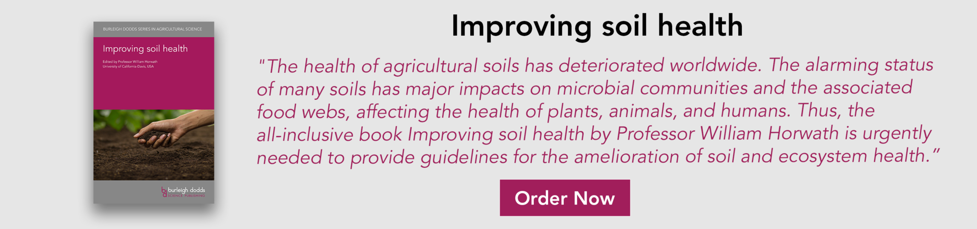 Improving soil health