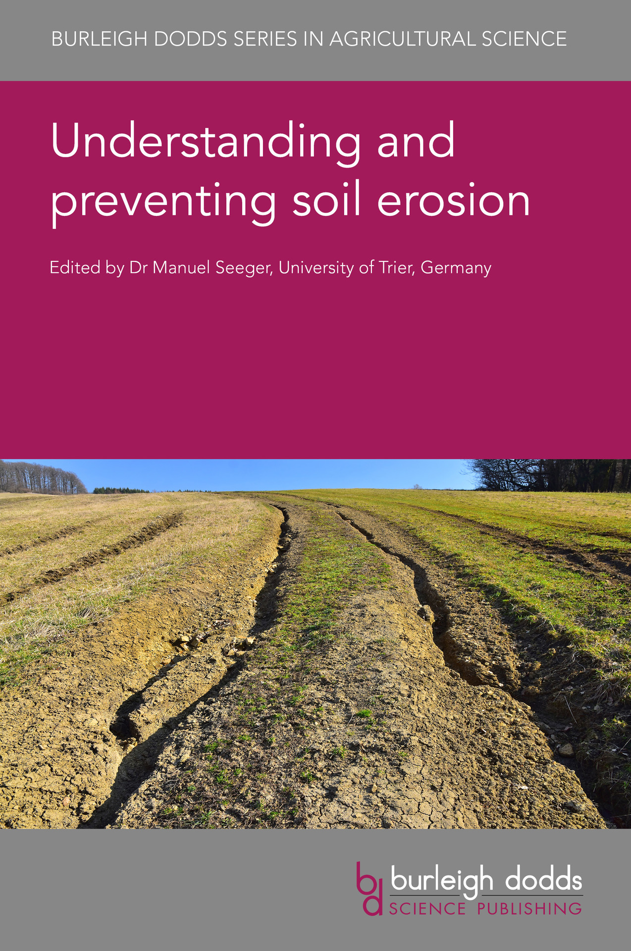 eroded soil in field