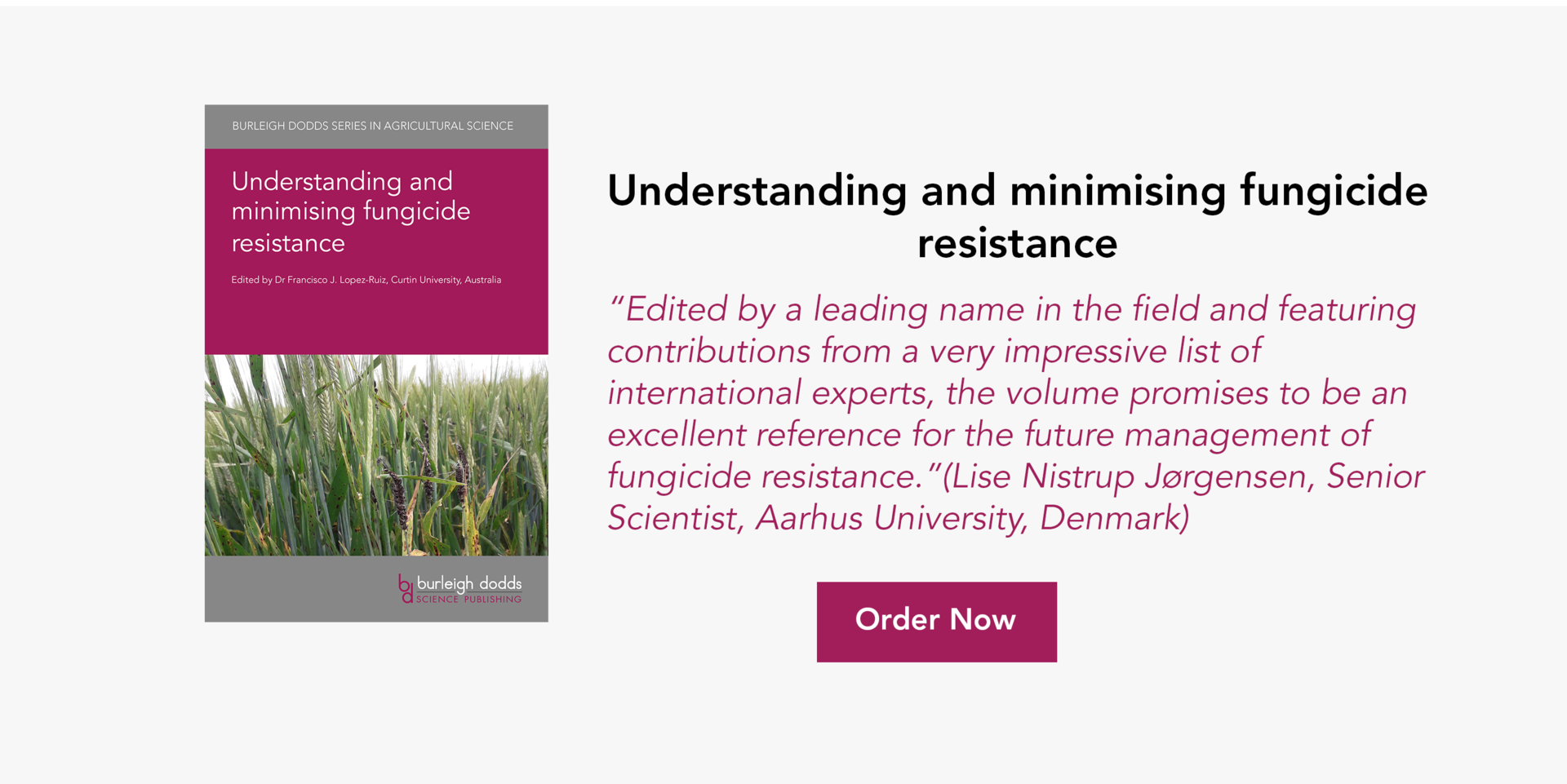 Understanding and minimising fungicide resistance