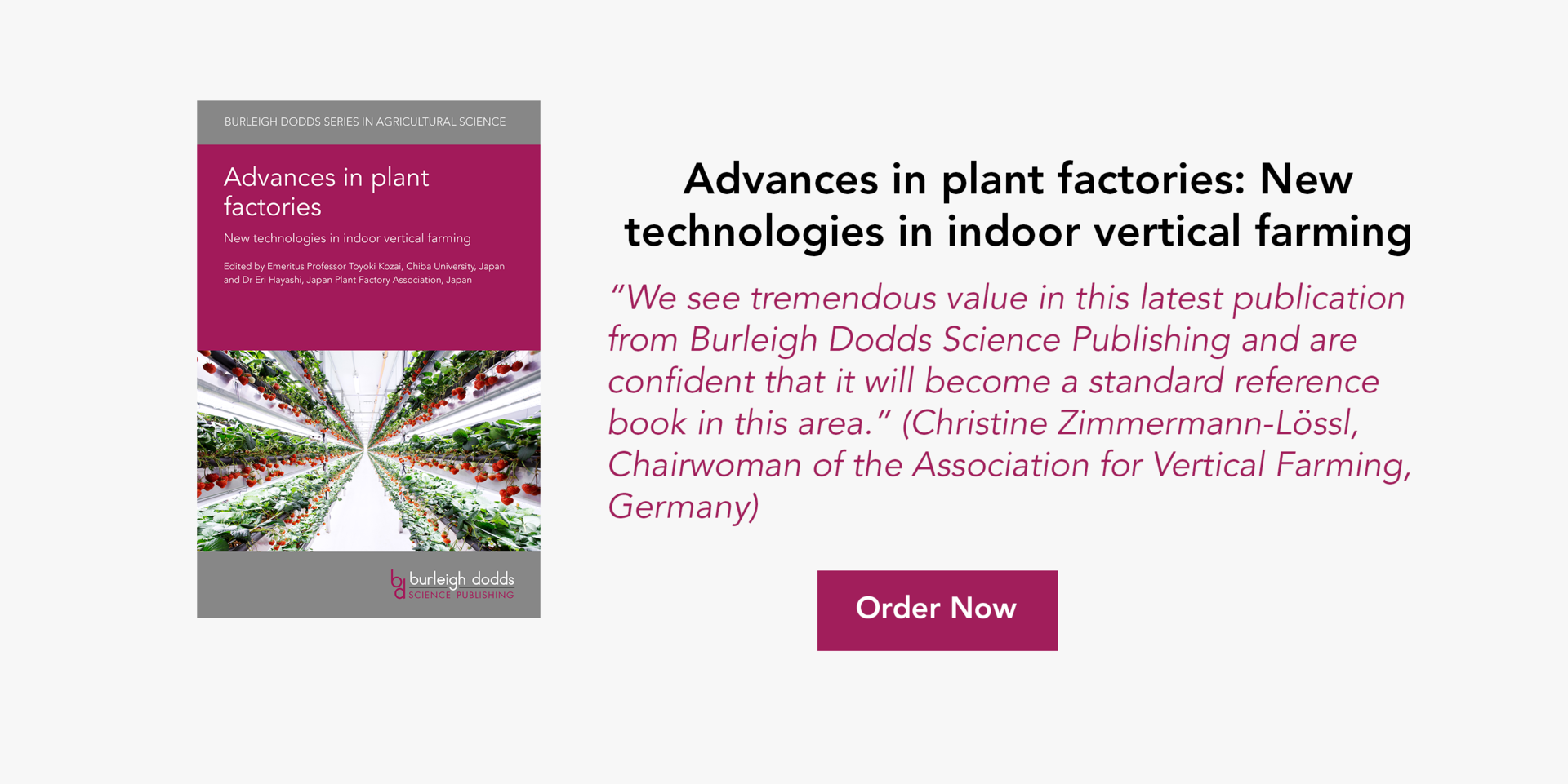 Advances in plant factories: New technologies in indoor vertical farming